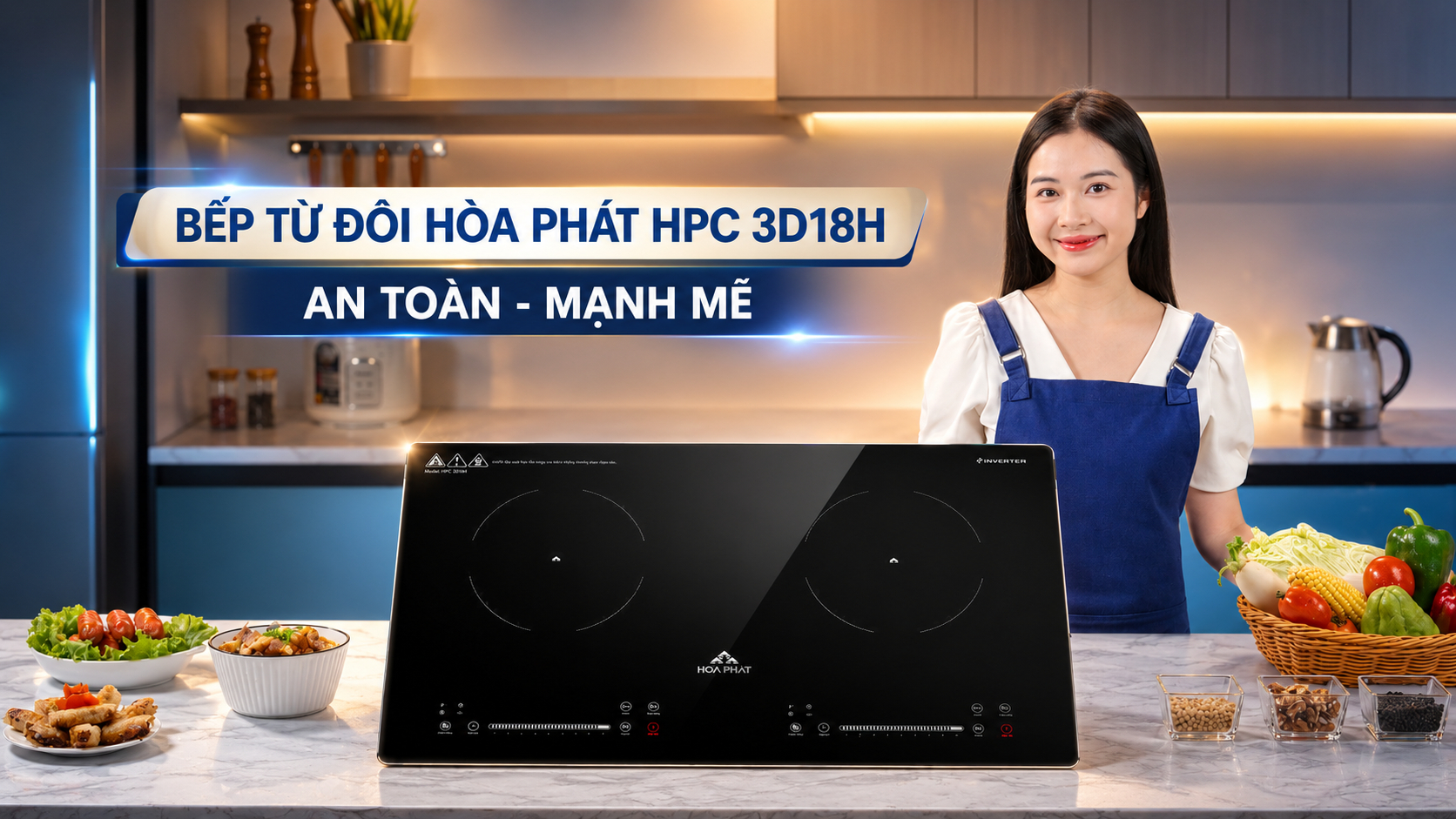 BẾP TỪ ĐÔI HPC 3D18H
